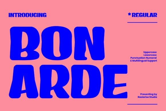 Bonarde: The Ultra-Chunky Sans Serif Font for Bold Makers