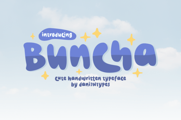 Buncha: A Playful Typeface for Cheerful Branding