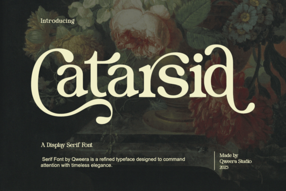 Catarsid: The Retro Serif Font for Polished Branding