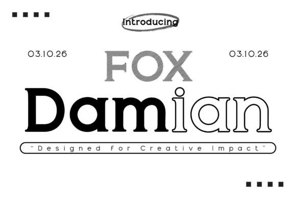Choosing Fox Damian for Modern Serif Web Design