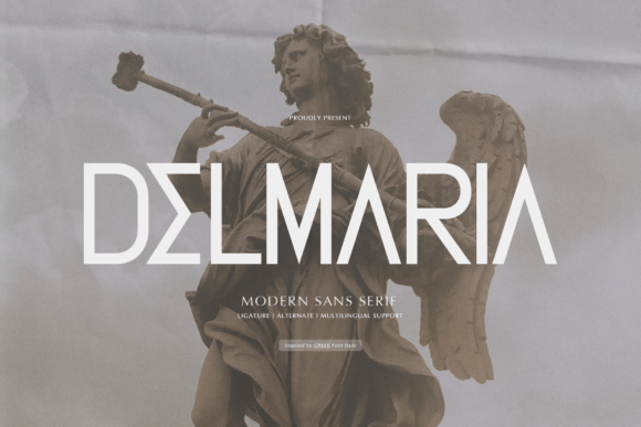 Delmaria: A Modern Sans Serif Typeface for Digital Brands