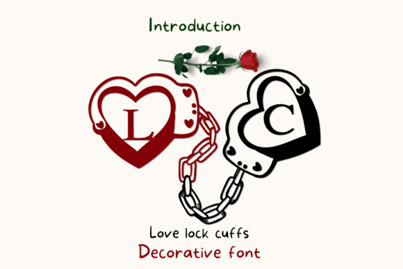 Designing Romance with the Love Lock Cuffs Typeface