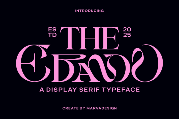 Ebamo: The Bold Serif Typeface for Modern Branding