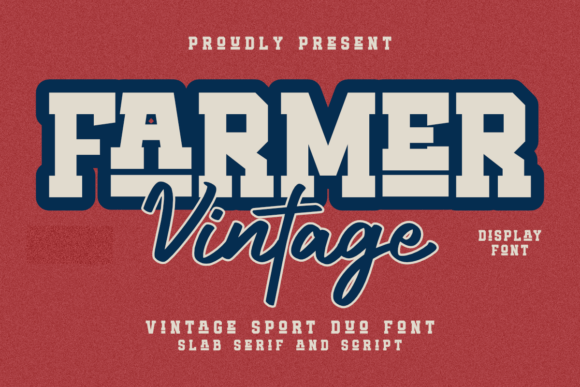 Farmer Vintage Regular: The Perfect Serif Font for Bold Branding