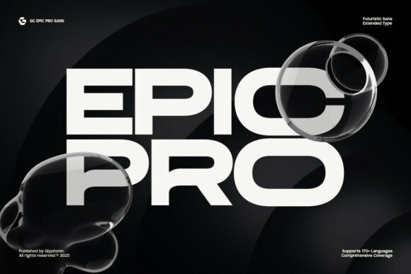 Gc Epicpro: The Futuristic Display Font for Modern Makers