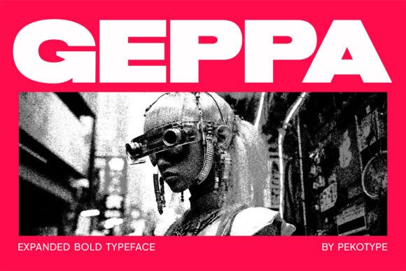 Geppa: A Bold Sans Serif Typeface for Modern Editorial Design