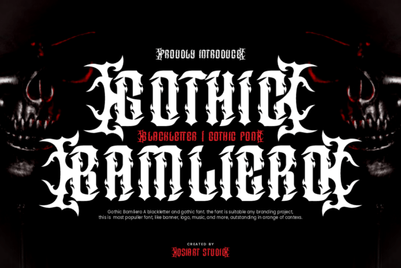Gothic Bamliero: The Bold Blackletter Font for Modern Brands