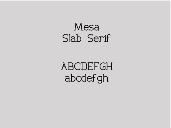 Mesa Slab Serif: A Modern Typeface for Editorial Clarity