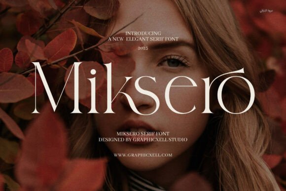 Miksero: A Modern Serif Typeface for Editorial Design