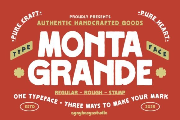 Monta Grande Font: Bold Sans Serif for Scroll-Stopping Designs