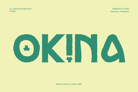 Okina Font Review: Bold Typography for Food Campaigns