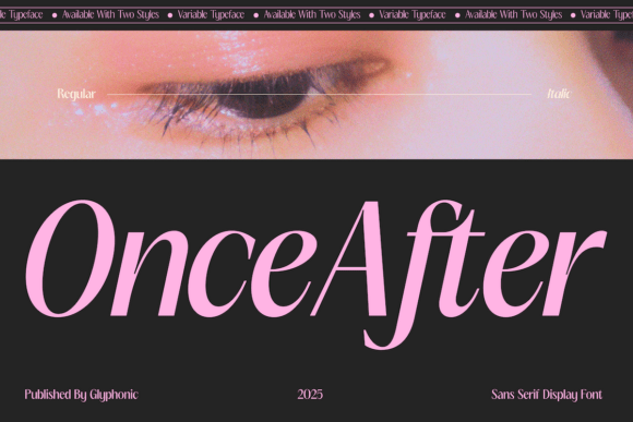 Once After: A Variable Sans Serif for Modern Web Design