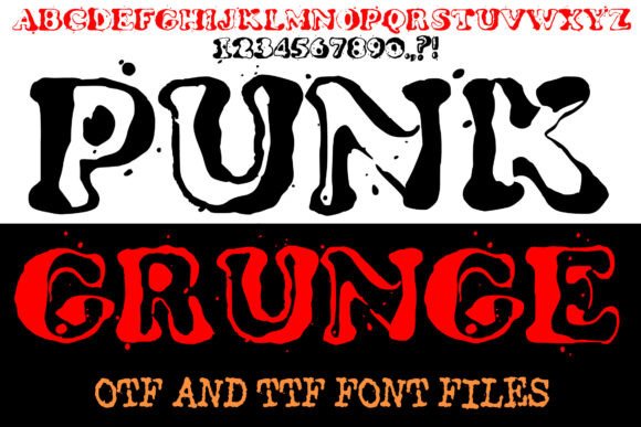 Punk Grunge: A Bold Display Typeface for Editorial Design