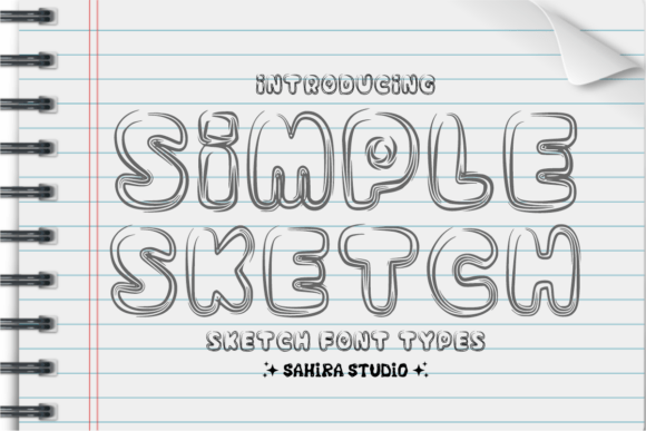 Simple Sketch: A Hand-Drawn Font for Makers