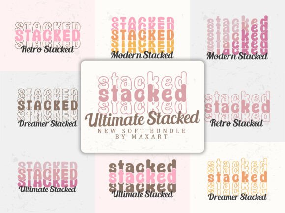 Ultimate Stacked: A Playful Decorative Typeface for Modern Layouts