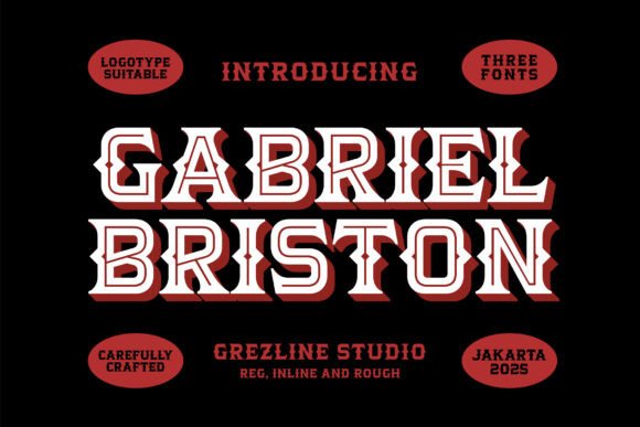 Upgrade Your Brand with Gabriel Briston Typeface