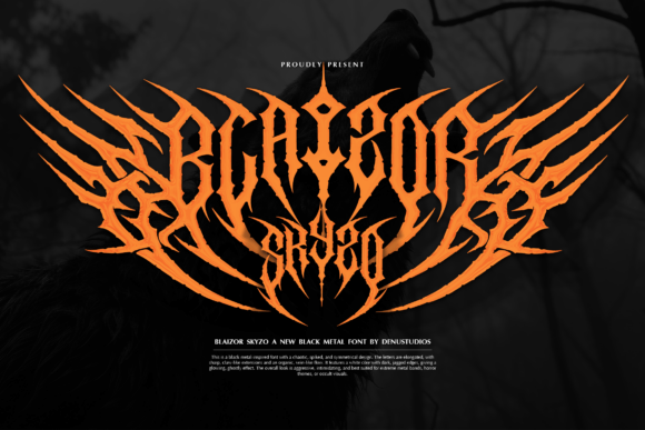 Using Blaizor Skyzo Font for Bold Brand Identity