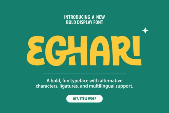 Using Eghari Typeface for Bold Brand Identity Projects