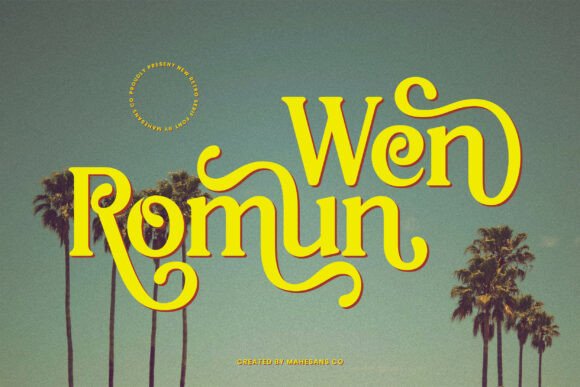 Wen Romun: The Bold Retro Serif Font for Makers