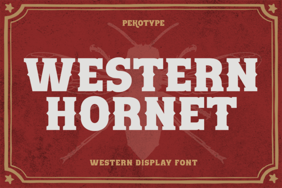 Western Hornet: A Bold Slab Serif Font for Branding